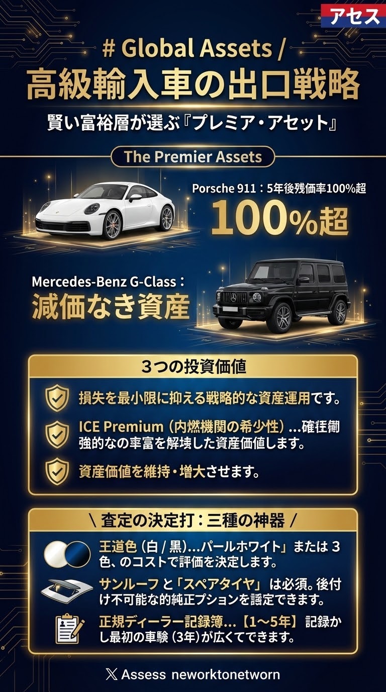 # Global Assets / 高級輸入車の出口戦略