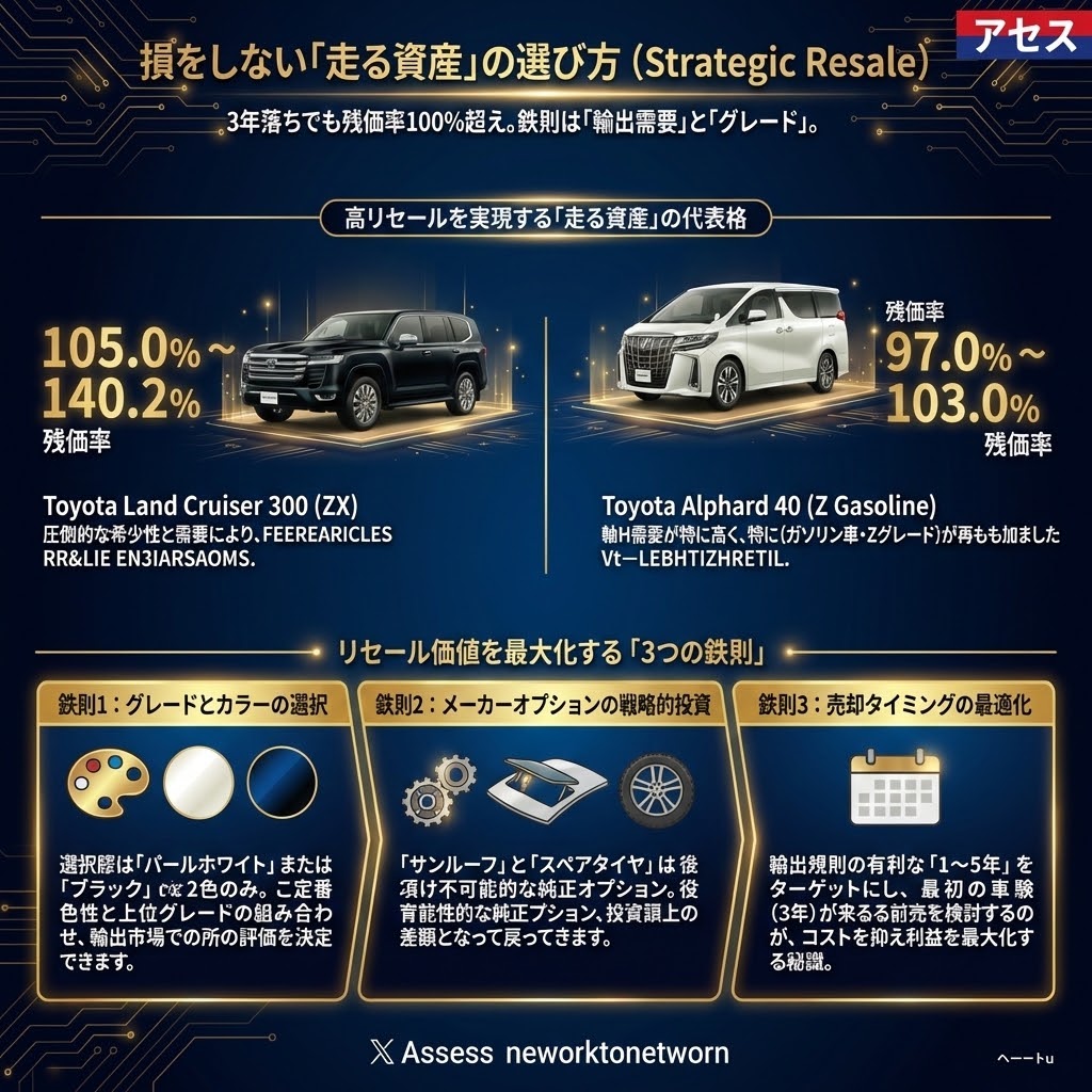 損をしない「走る資産」の選び方（Strategic Resale）